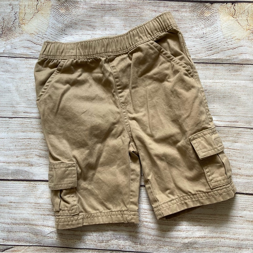 Children’s Place Cargo Pull-on Shorts Boys Size 5T Khaki